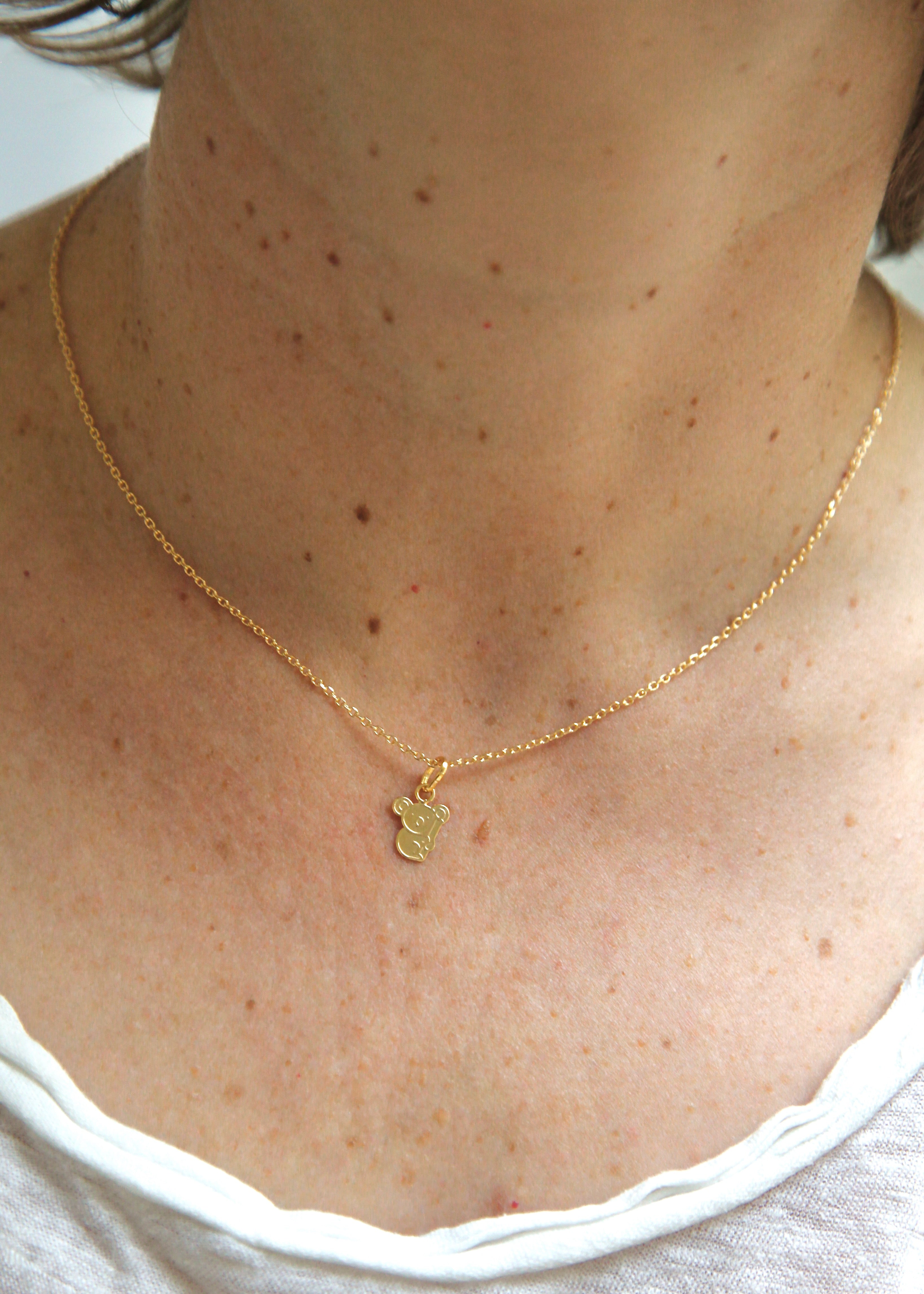 Kette Koala 16 Karat vergoldet | Shop Nory