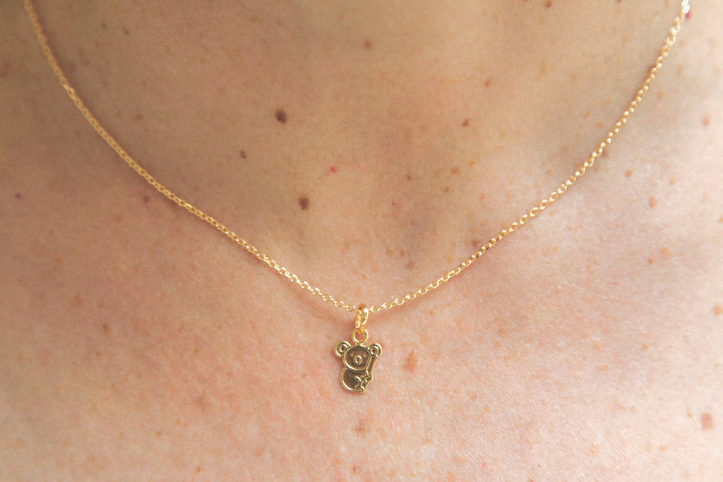 Kette Koala 16 Karat vergoldet | Shop Nory