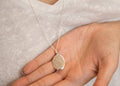 Lange Kette mit Foto Medaillon aus Silber | Shop Nory