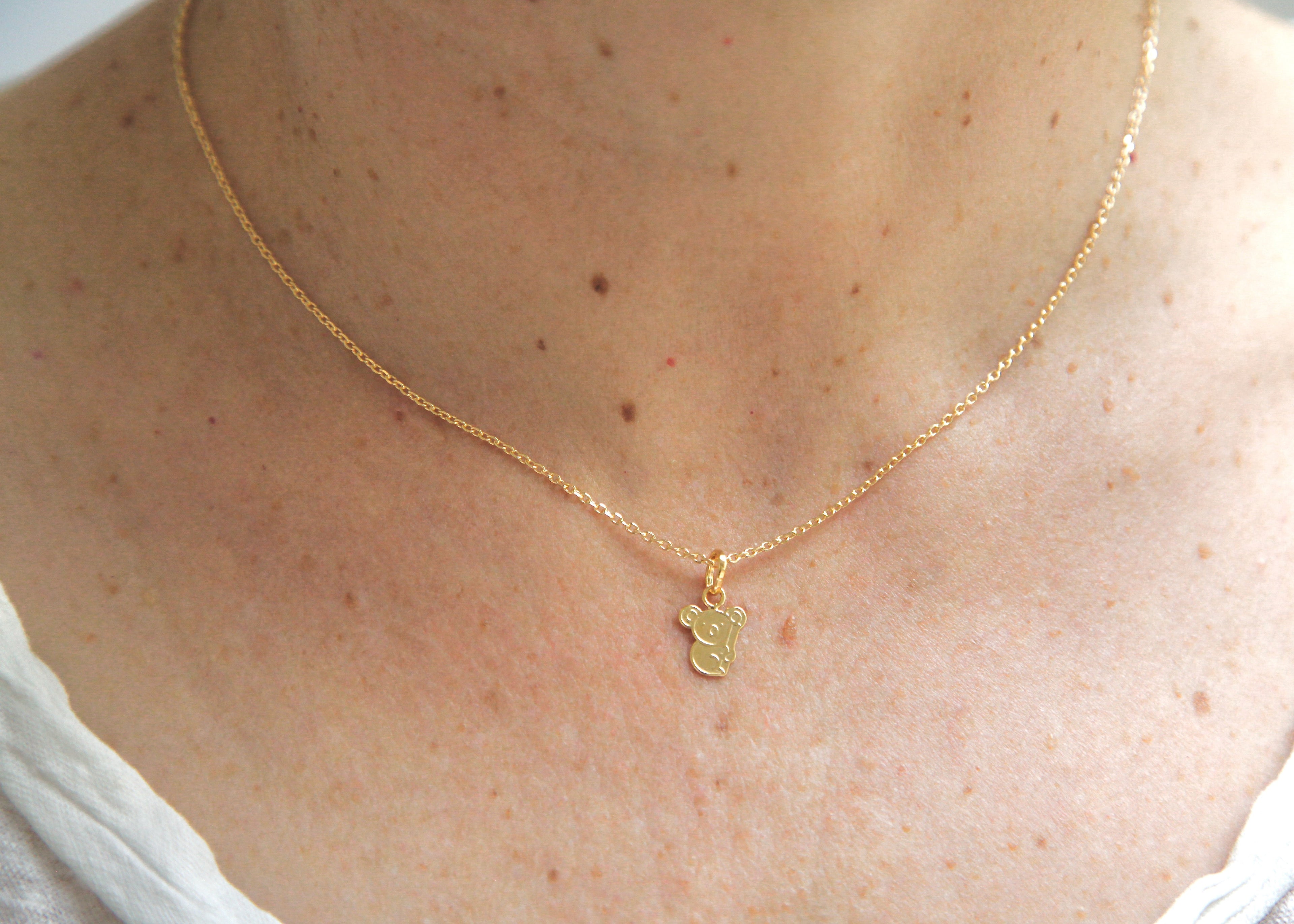Kette Koala 16 Karat vergoldet | Shop Nory