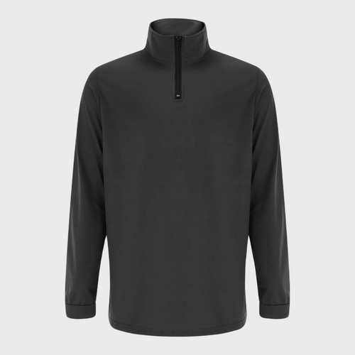 Bequemer Herren-Reißverschluss-Pullover mit niedrigem Kragen