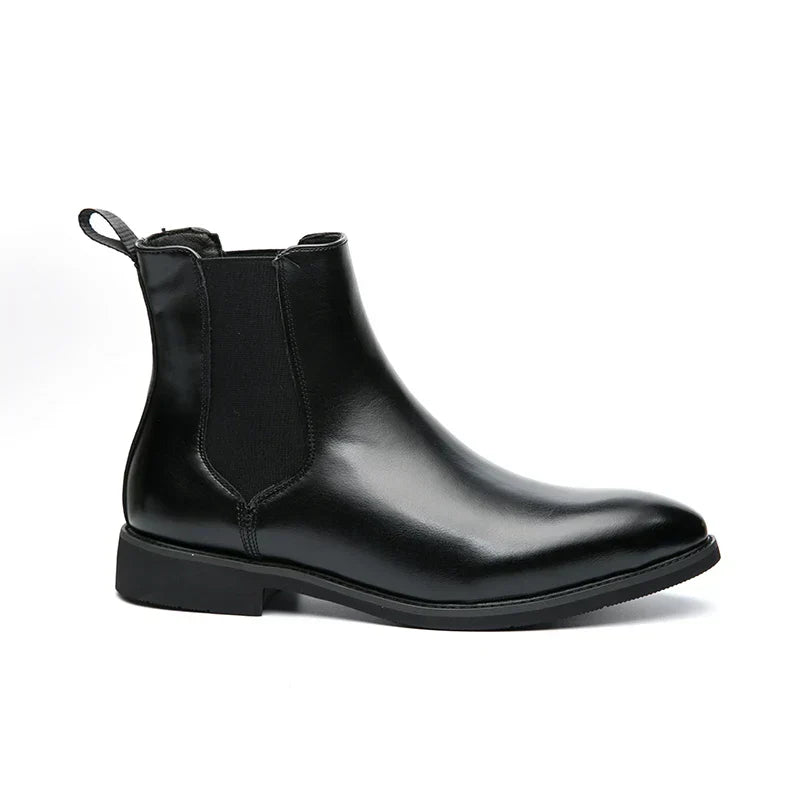 Herren Chelsea Lederstiefel