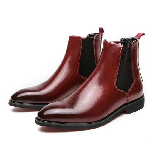 Herren Chelsea Lederstiefel