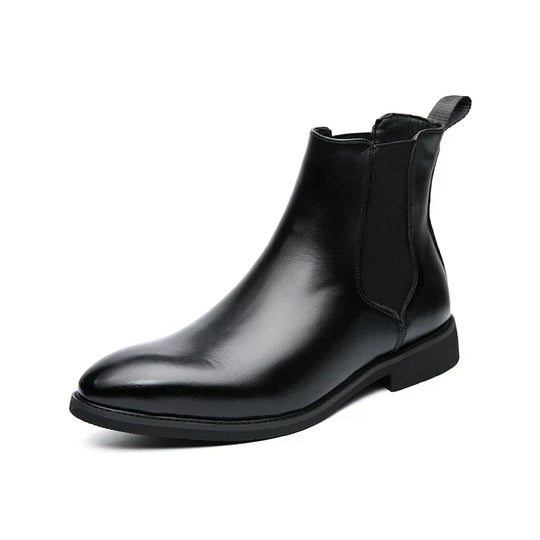 Herren Chelsea Lederstiefel