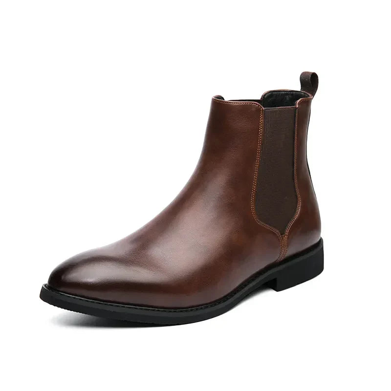 Herren Chelsea Lederstiefel