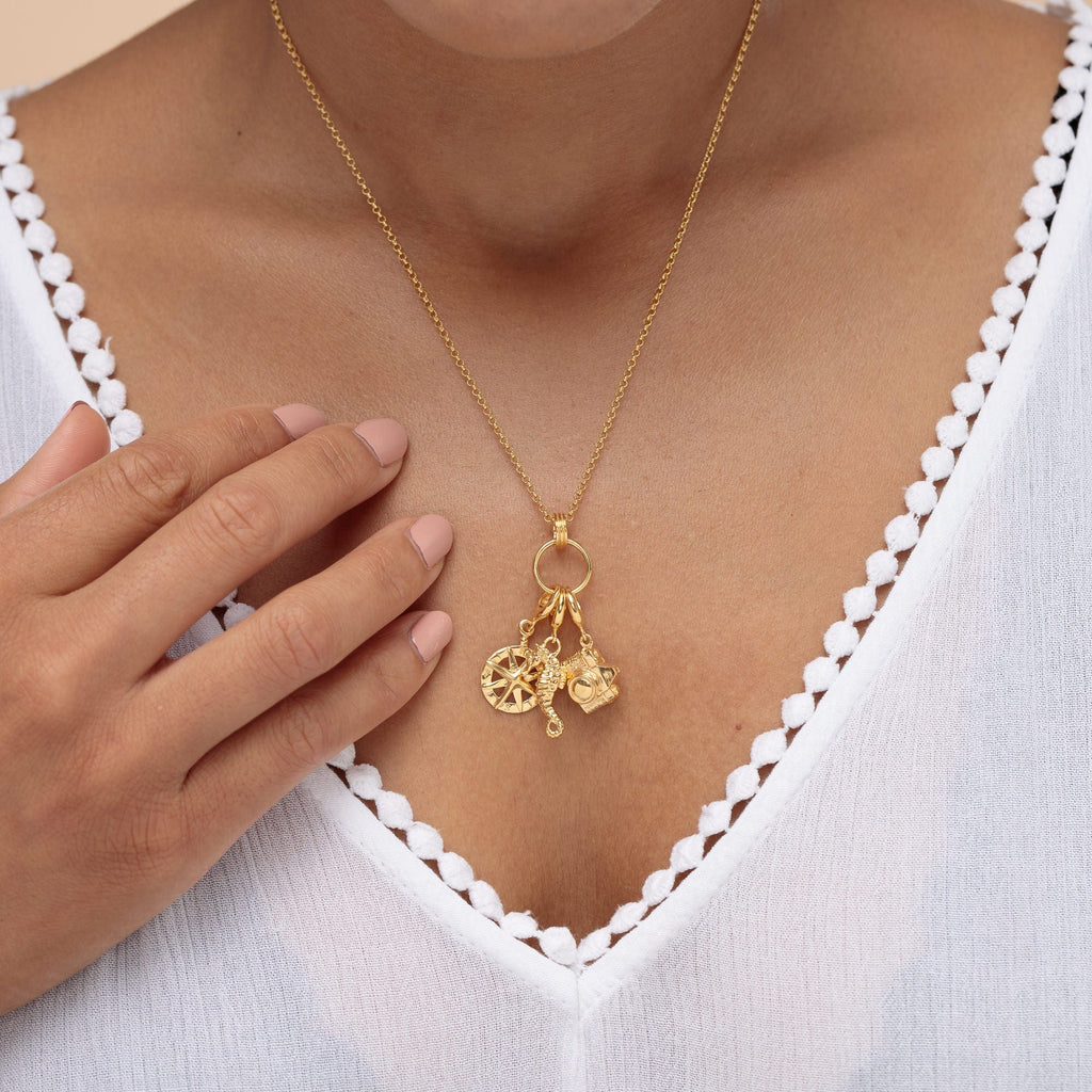 Gold Charm Capture Halskette | Shop Nory