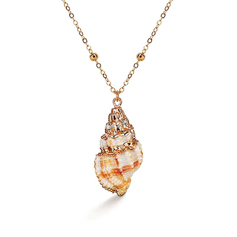 Böhmische Muschel-Anhänger-Halskette | Shop Nory