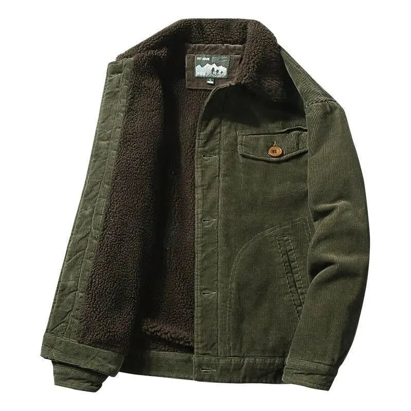 Corduroy Winterjacke für Männer