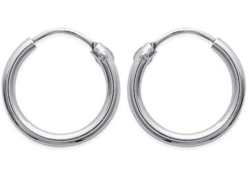 14mm Creolen aus Silber | Shop Nory