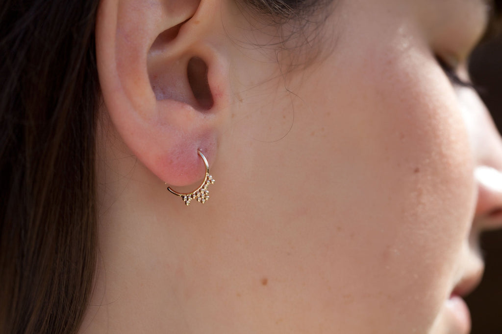 Wunderschöne Creolen | 16Karat vergoldet | Shop Nory
