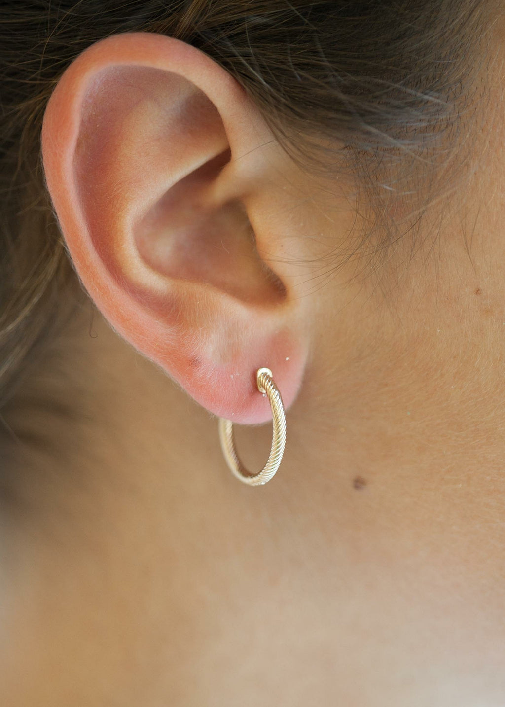 Vergoldete Creolen // 20 mm | Shop Nory