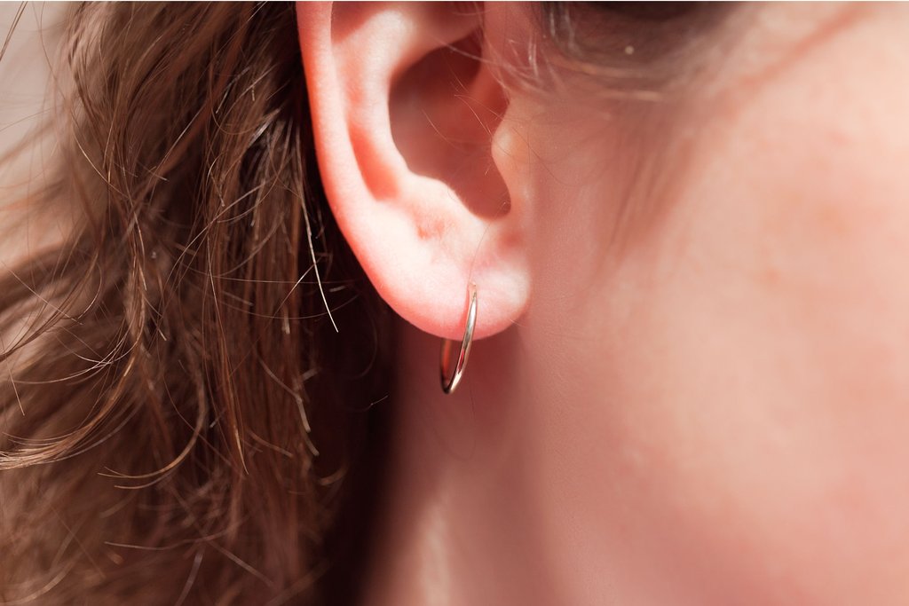 Kleine Ohrringe Creolen 14mm Vergoldet | Shop Nory
