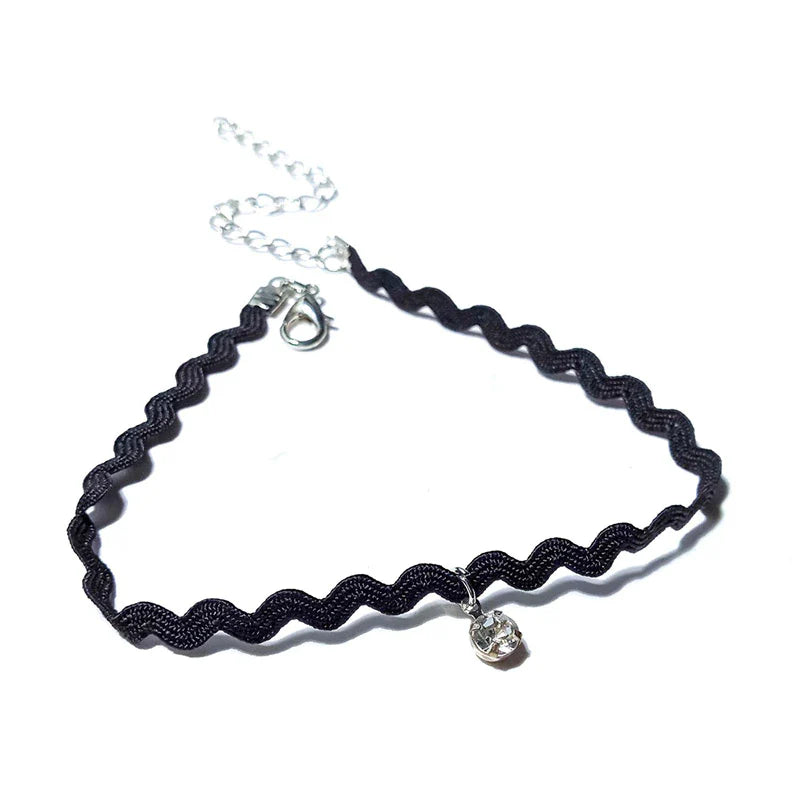 Häkel-Schwarze Fußkette | Shop Nory