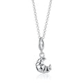 Silber Croissant Charm Halskette | Shop Nory