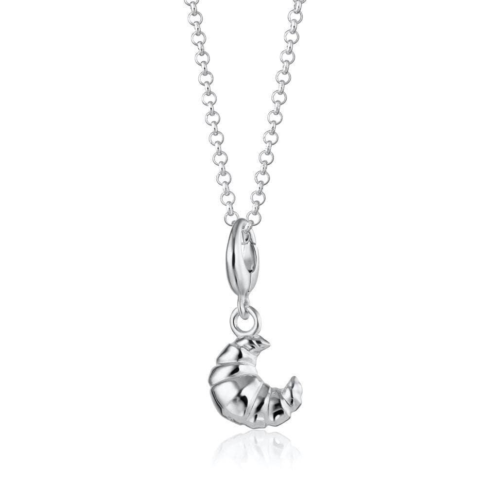 Silber Croissant Charm Halskette | Shop Nory