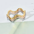 Curve Dünn Mode Edelstahl Ring | Shop Nory
