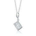 Silber Creme Biscuit Charm Halskette | Shop Nory