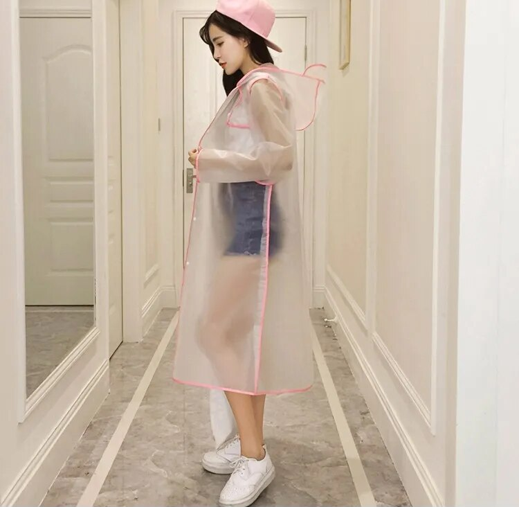Transparente Regenjacke