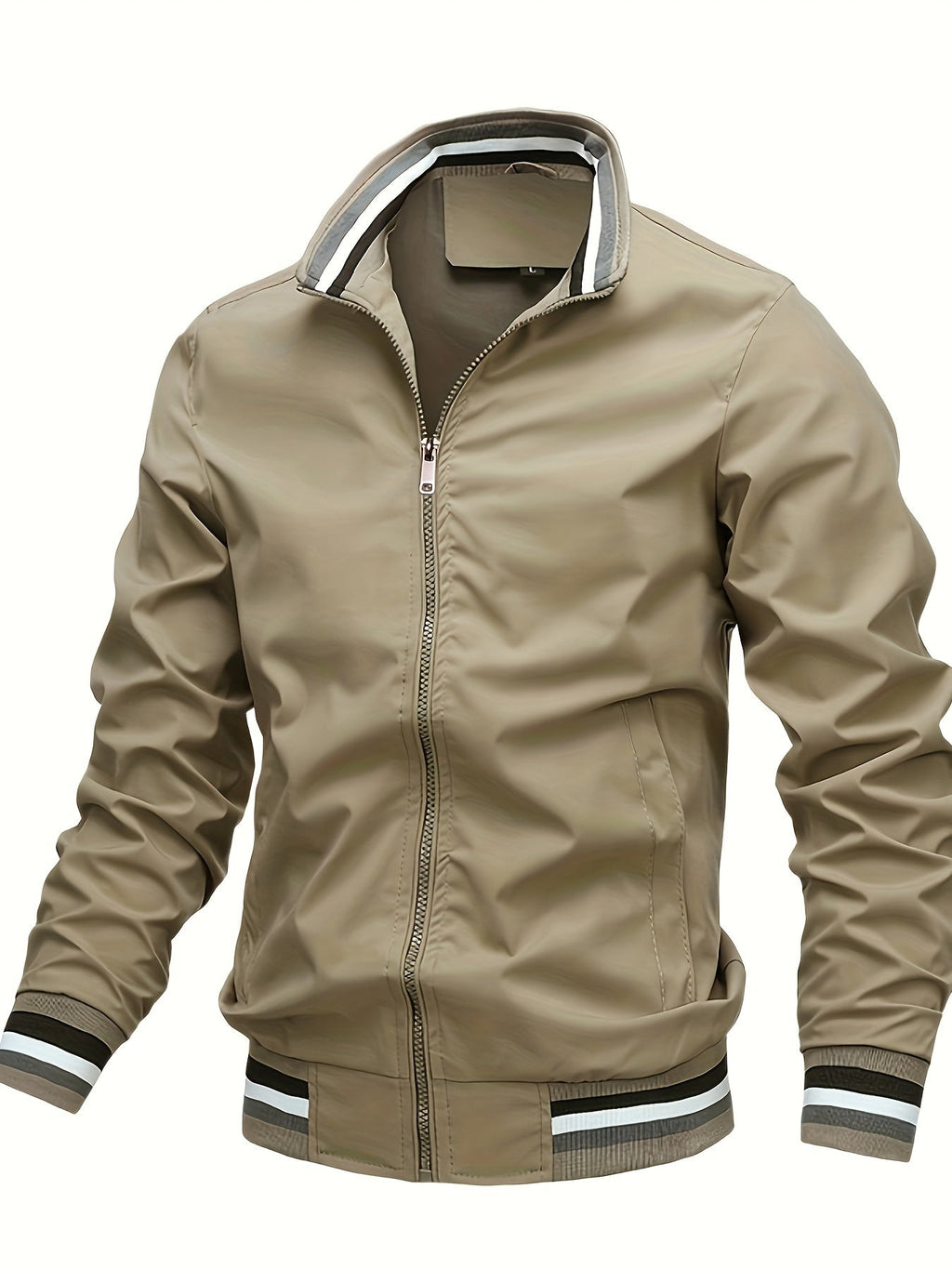 Shopnory | Jacke Einheitliche Farbe Polyester