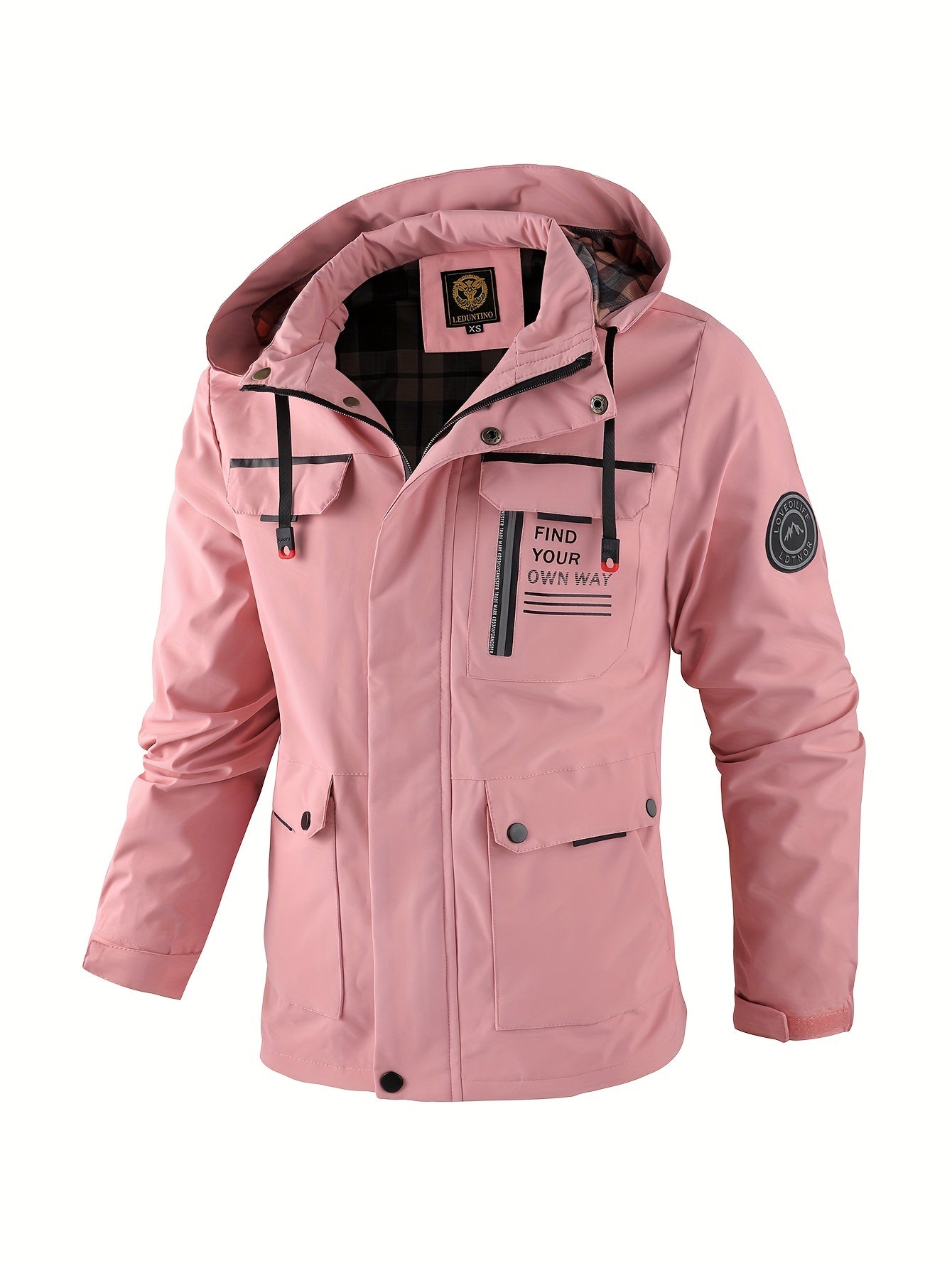Herren Kapuzen Utility Jacke
