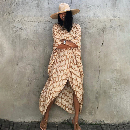 Glamouröse Sonnenschutz Resort Strandkleid Cover Up
