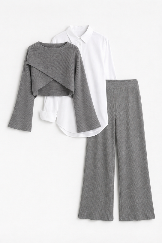 Bequemes Damen Dreiteiliges Set | Shop Nory