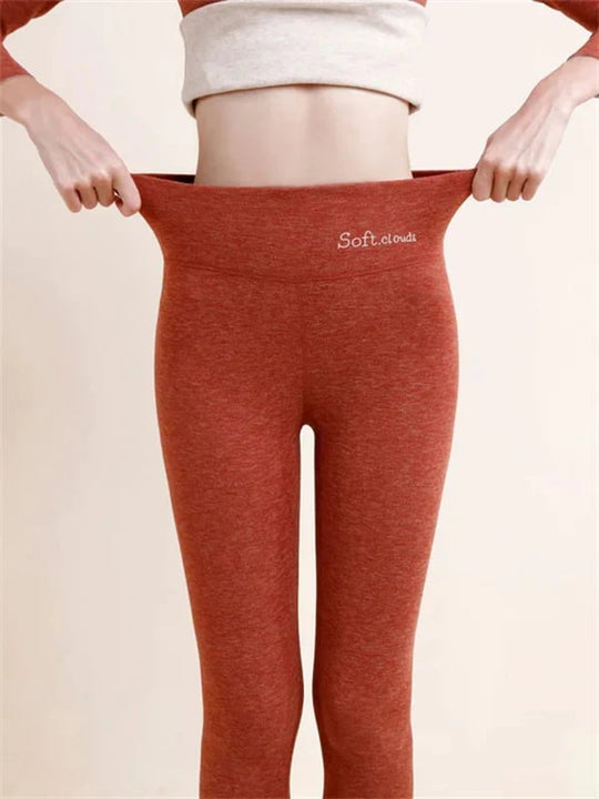 Damen Winterhose Fleece - Warme Leggings mit Formungseffekt
