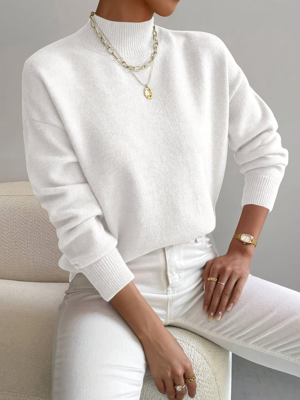 ShopNory | eleganter Rollkragenpullover