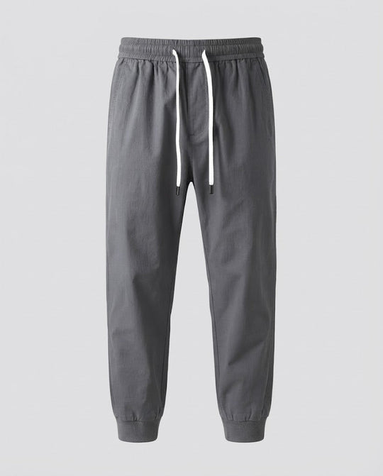 Herren Leichte Elastische Jogginghose mit Kordelzug und Knöchelsaum Shop Nory