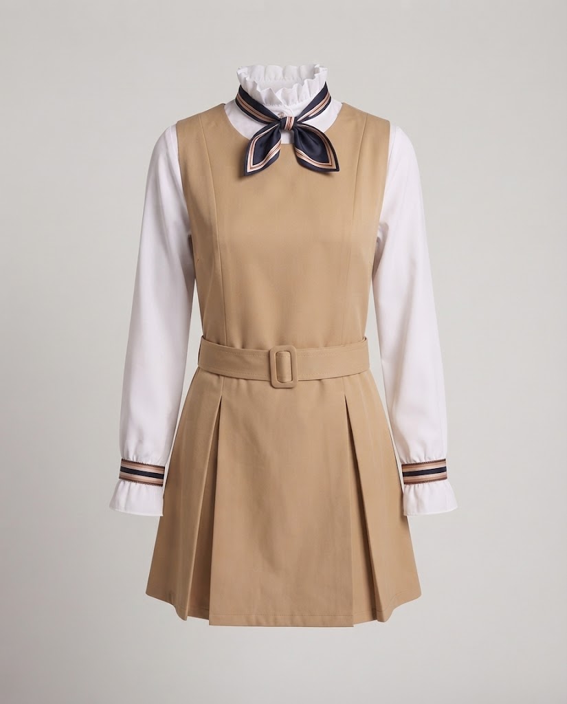 Damen modisches Kleid mit Schleife Shop Nory
