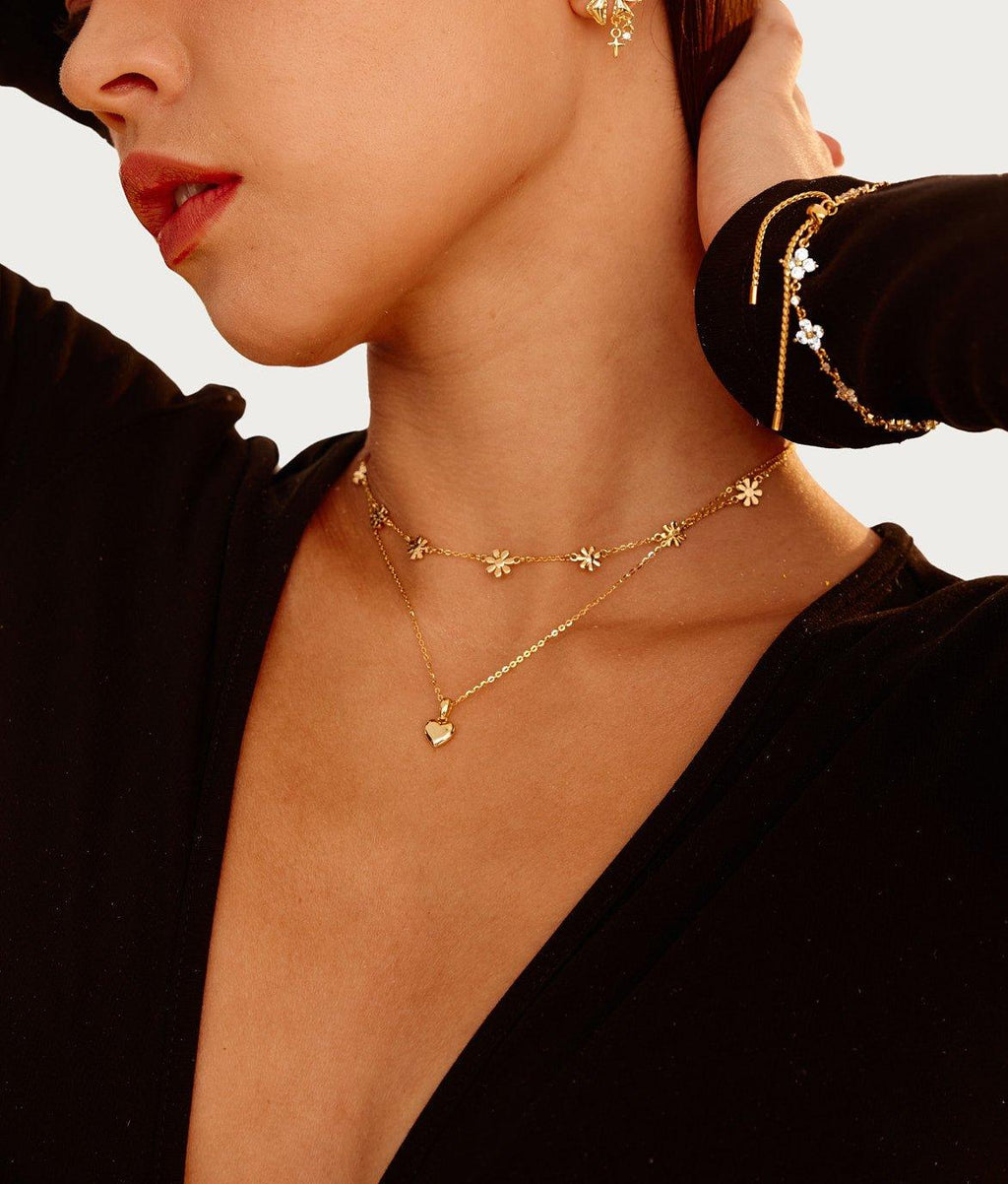 Goldenes Herz Halskettchen | Shop Nory