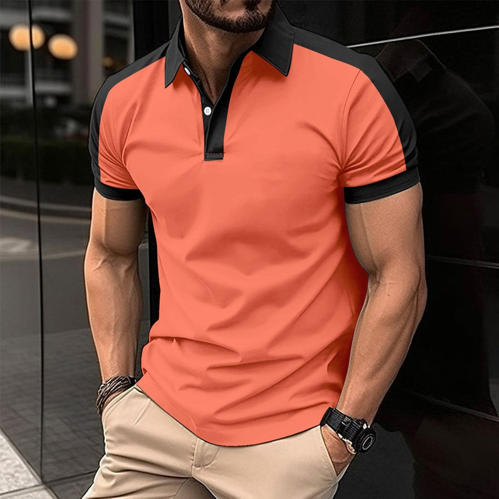 Großes Twill-Poloshirt