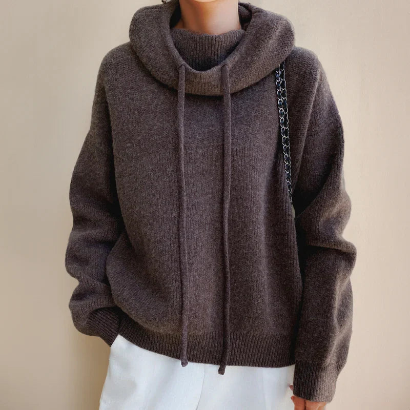 Merinowolle Damen Rollkragenpulli