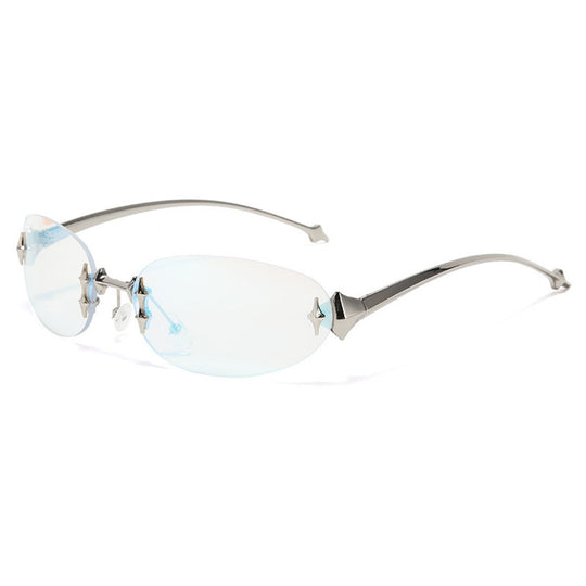 Shopnory | Star Rahmenlose Futuristische Sonnenbrille