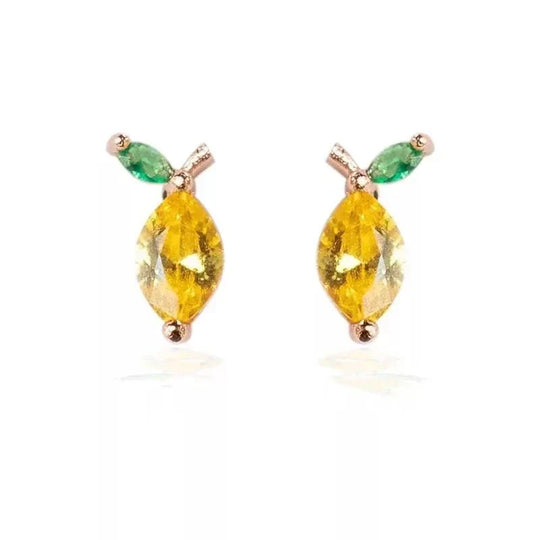 Zierliche Obst Hoop & Stud Ohrringe