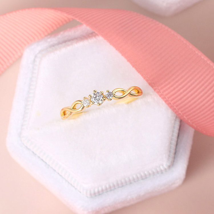 Zierliche Mini-Zirkon-Ring | Shop Nory