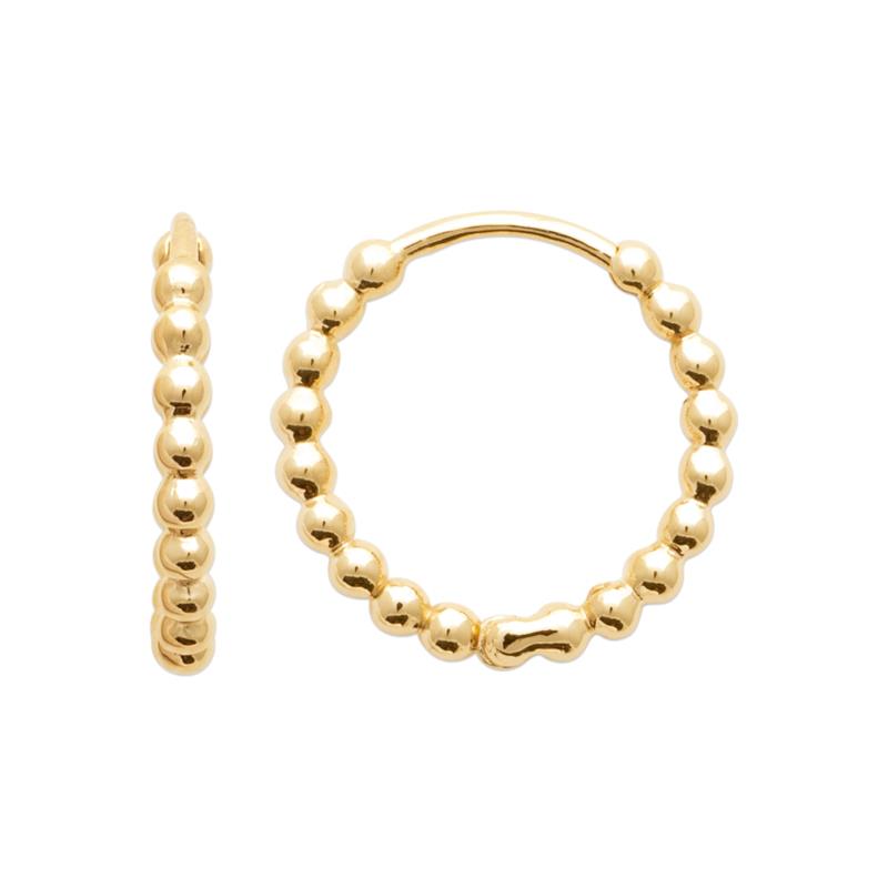 Kugel Creolen - Damen Creolen Vergoldet | Shop Nory