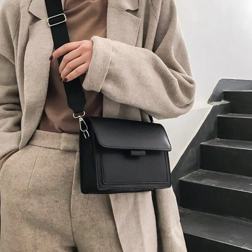 Damen Crossbody Bag Schwarz Kleine