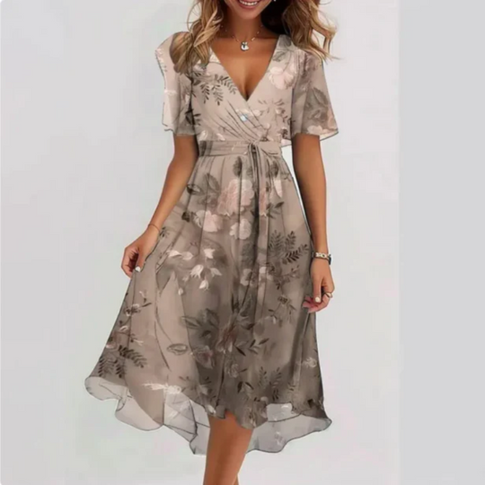 Damen Elegant Sommerkleid Partykleid