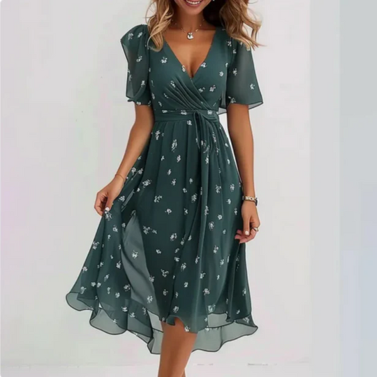 Damen Elegant Sommerkleid Partykleid