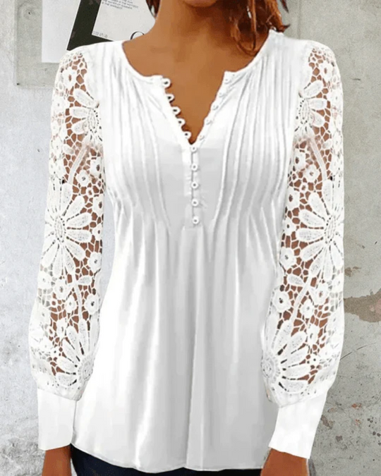 Damen Elegant Oberteil Schicken