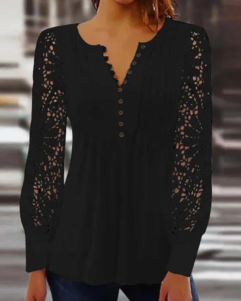Damen Elegant Oberteil Schicken
