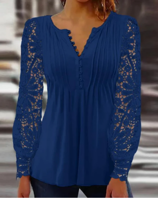 Damen Elegant Oberteil Schicken