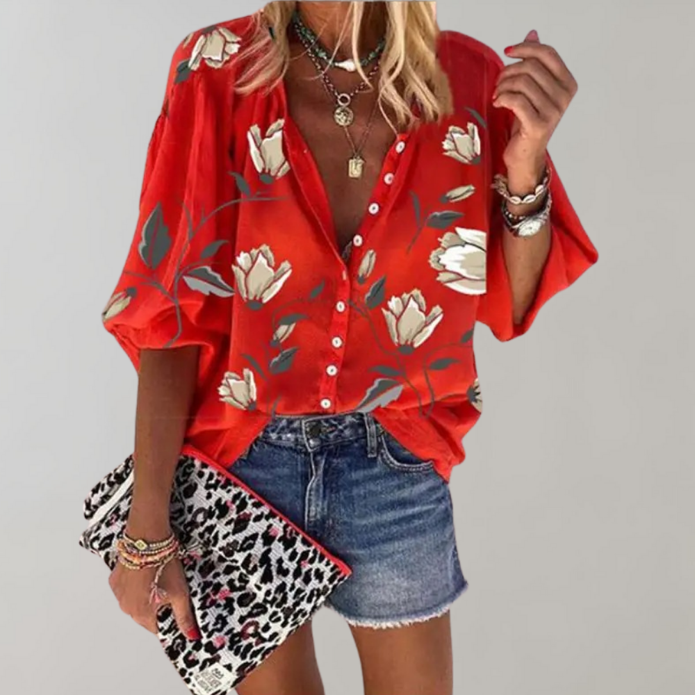 Damen Festliche Blusen Elegant
