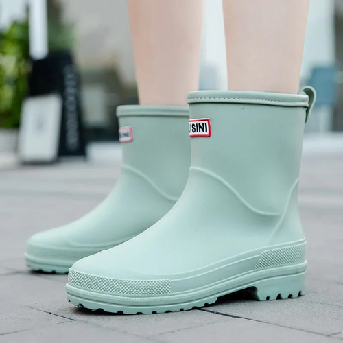 Damen Wasserdichte Gummistiefel Boots