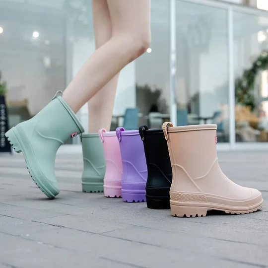 Damen Wasserdichte Gummistiefel Boots
