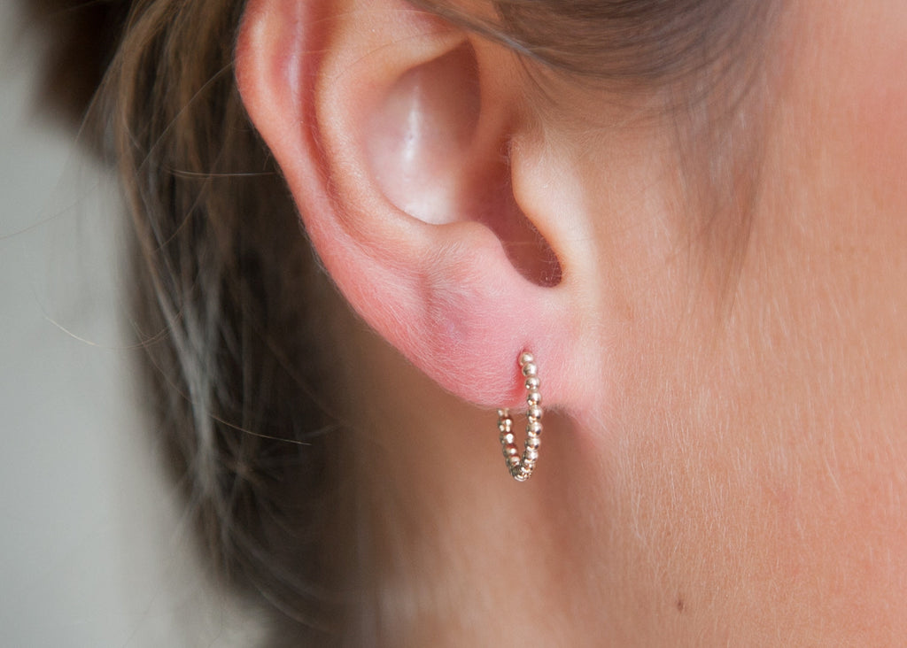 Kugel Creolen - Damen Creolen Vergoldet | Shop Nory
