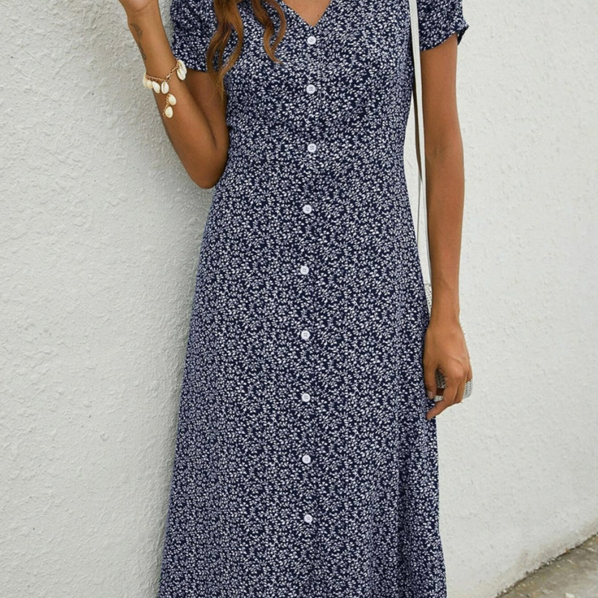 Luftiges Sommerkleid Midi