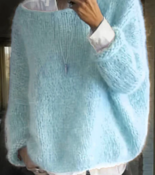 Damen Oversize Pullover Sweater