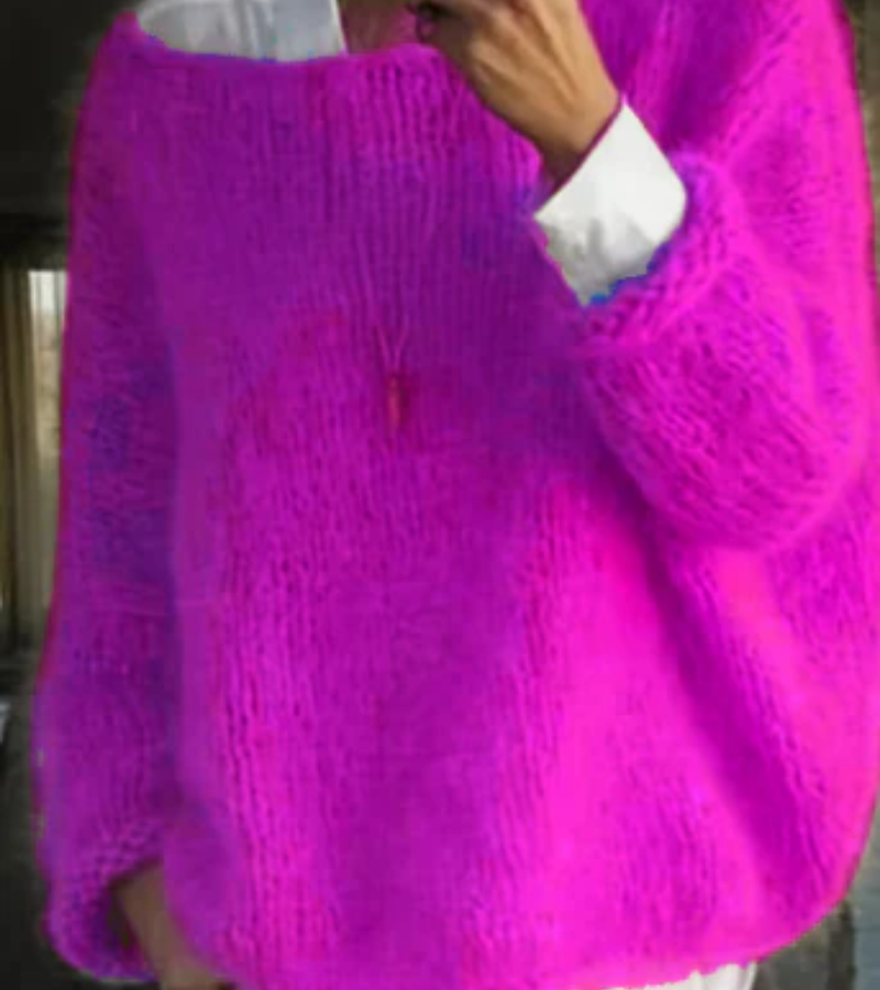 Damen Oversize Pullover Sweater